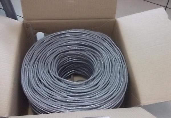 UTP CAT5E Network Cable 24 AWG Copper Clad Aluminum with PVC Jacket 100 MHz