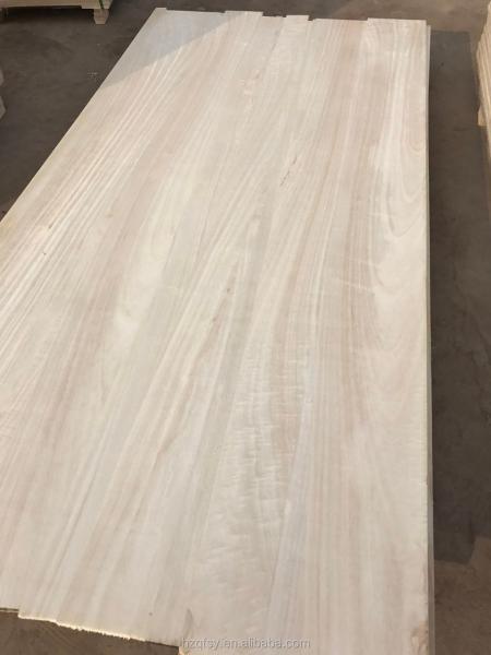 Hotel Customized Size Paulownia Solid Wood Board Handmade and Eco Friendly Solid Woo