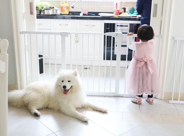 New Children's Fence Baby Room Slam Gate Child Safety Gate Fence Quick and Easy Installation