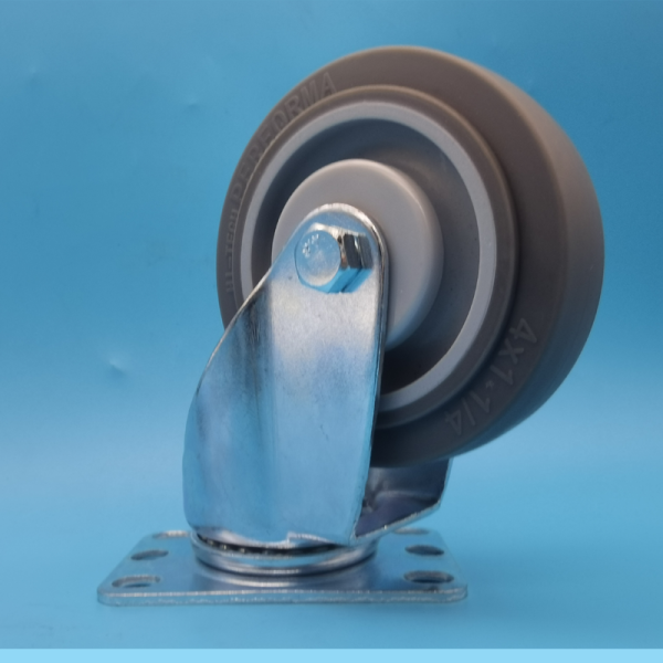 Medium Duty Casters And Durable PP Industrial Wheel Casters  4/5/6/8  Inches Singel Brake Wheels Ideal For Hospital Beds Medical Carts