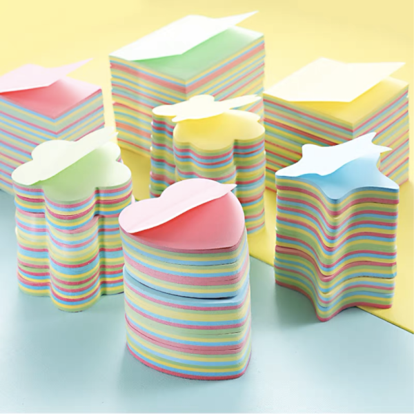 Custom logo good quality 100sheets paper sticky note car shape wholesale memo pad for school and office