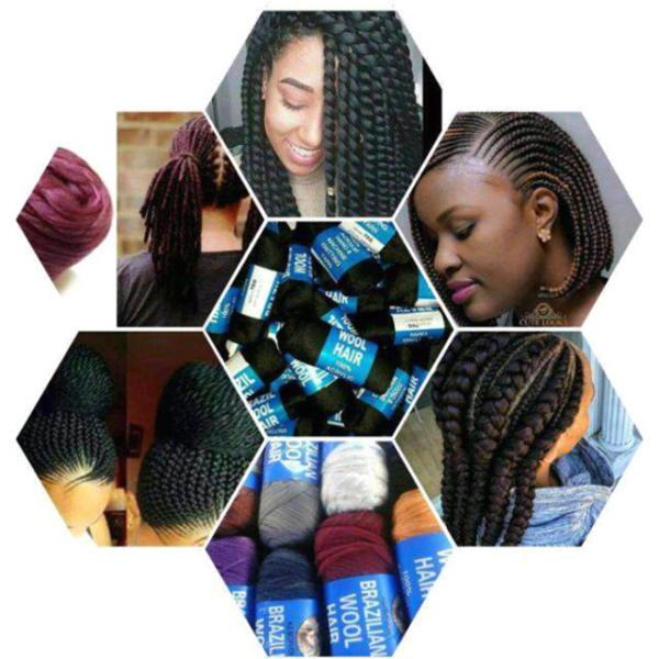 Brazilian Wool Hair 100% Acrylic Knitting Yarn , Hand and Machine Knitting Blended Yarn Scale Hair 70G