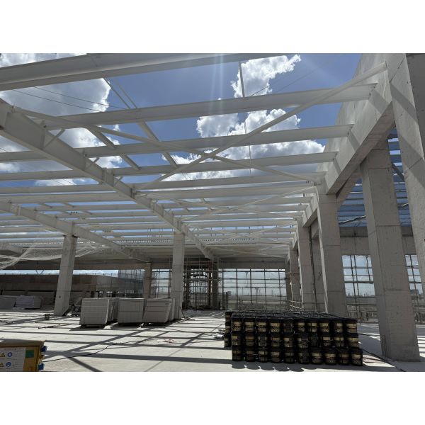 EN1900 Industrial Steel Buildings Low Alloy ISO12944 Commercial Metal Storage Buildings