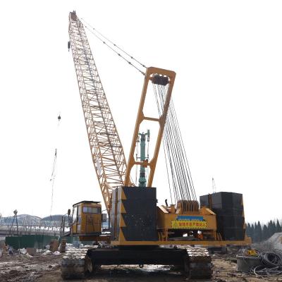 Oil Gas Industry 300t Crawler Crane Equipment Installation On Oil Gas Platforms