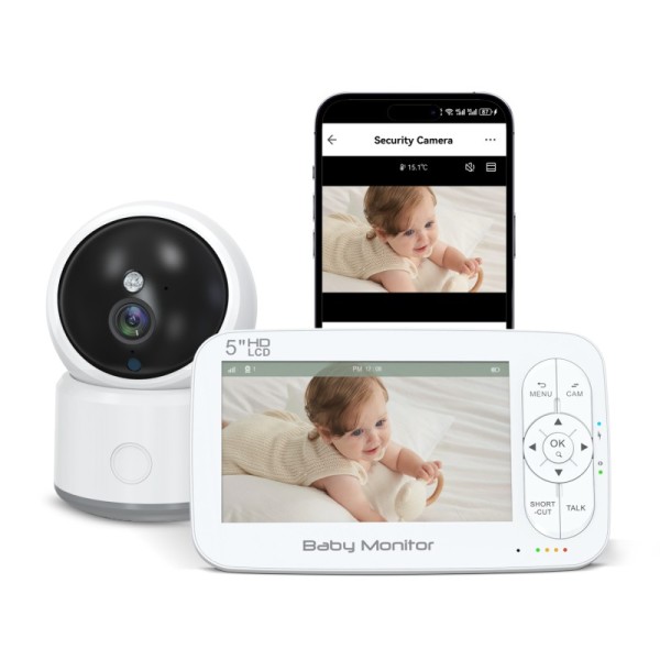 Tuya Cmos Night Vision Indoor Home Diy Home Security PTZ Monitor With Motion Detection Video Baby Monitor
