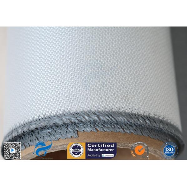 Colored Silicone 1 Side Coating Fiberglass Fabric Heat Insulation 15oz Gray Color