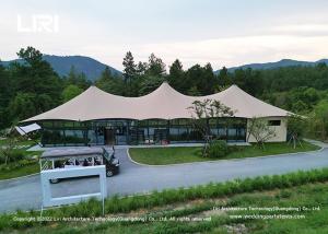 Barracas luxuosas superiores triplas de Glamping para a resistência da