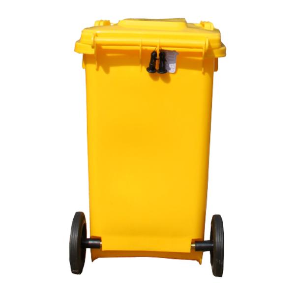 240L 120L big plastic bin barrel plastic garbage waste recycle bin with pedal hdpe plastic bins