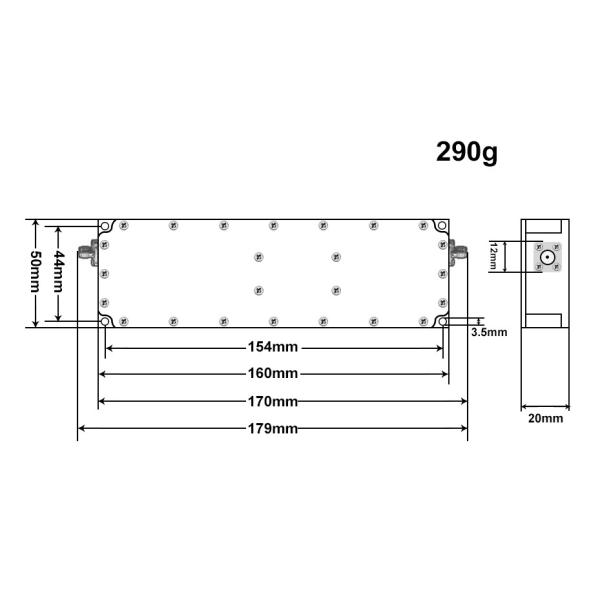 1700-2800MHz 30W RF Power Amplifier Module For Anti UAV Drone System