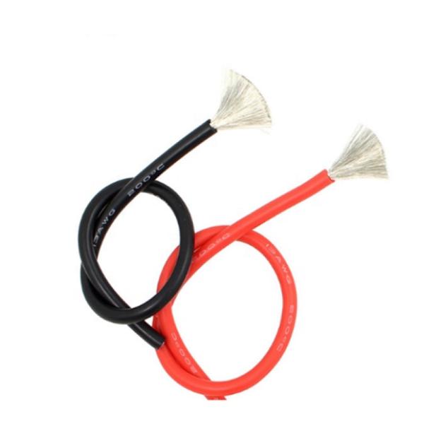 Cable de silicona 1AWG UL3512 200C 600V, cobre estañado, alta temperatura