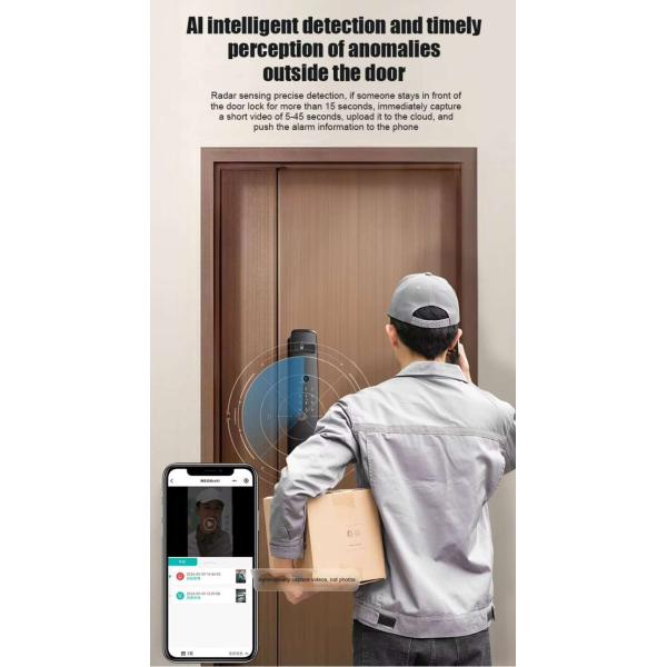 Modern Design Security Electronic Aluminum Thermal Break Villa Waterproof Lock