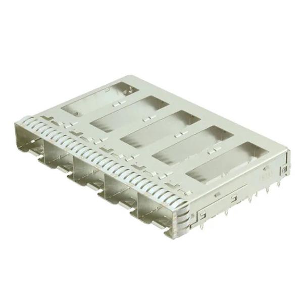 2284170-1 Position SFP+ Cage, Ganged (1 x 5) Connector Press-Fit Through Hole