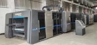 Impresora automática Slotter Machine, máquina en línea de Flexo del mozo de cuadra de Gluer de la carpeta