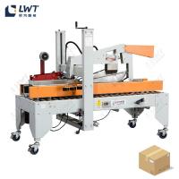Alta velocidad ajustable cinta superior inferior eléctrica estables cajas de cartón automáticas cajas sellador de caja de cartón máquina de sellado
