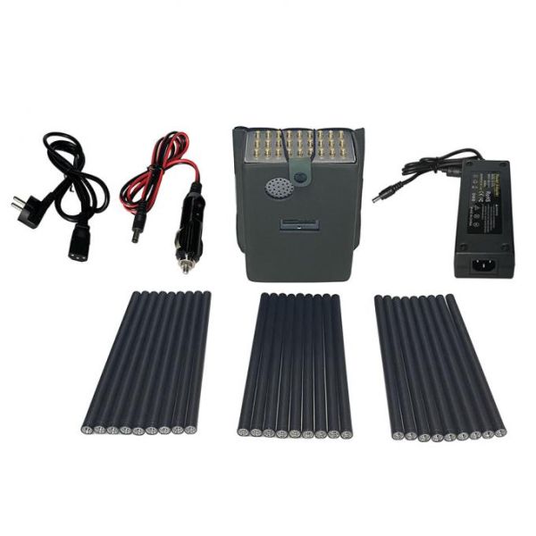 27 Antennas Portable Jammer Block Signal WiFi 6E Mobile Phones Worldwide GPS RF Signals