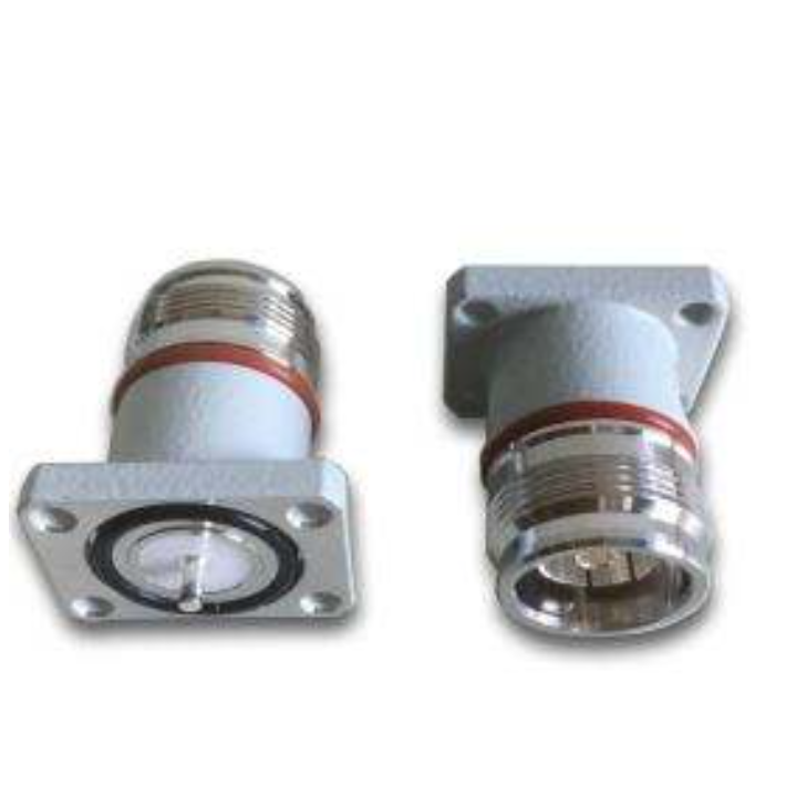 Low-loss Mini DIN 4.3-10 Male Connector With IP67 Rating And Phosphor Bronze Contacts For RF Applications