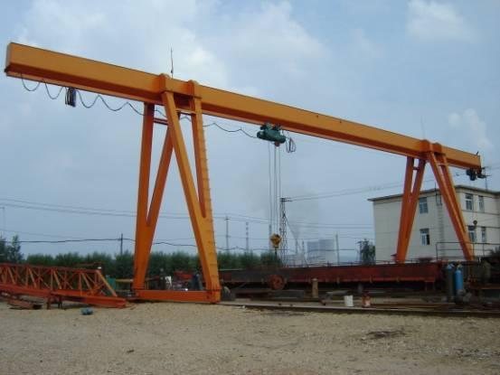 10t Steel Inventory Yard L-Shape Hydraulic Gantry Crane / 10t - 25m - 15m /