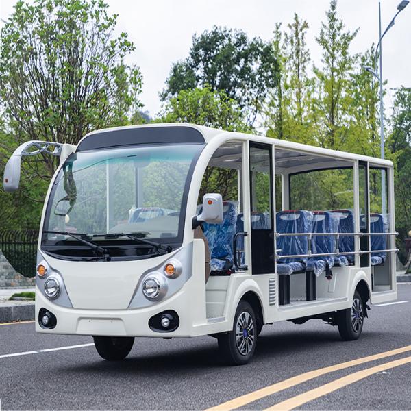 72v L'acide de plomb Entretien gratuit Autobus touristique alimenté par batterie 14 Setas Voiture touristique électrique