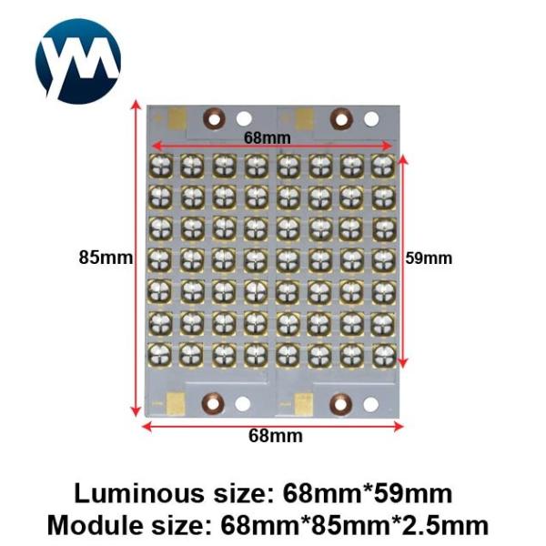 UV Light Module 560W High Power UV LED COB Led Module UV LED Curing Lamp