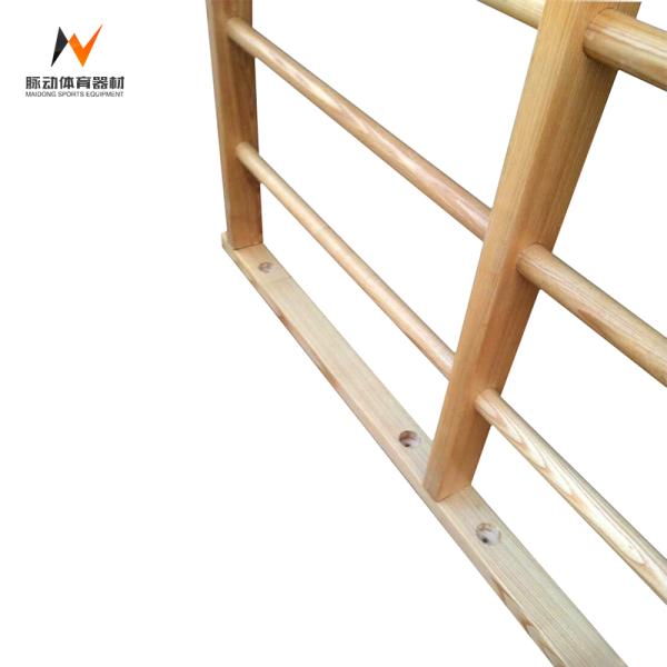Прочная конструкция Внутренняя деревянная лестница для гимнастики