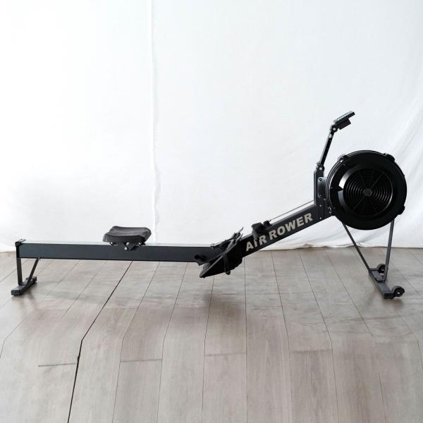 High Quality Air rower with Wheel foldable Wind resistance Air Rowing machine