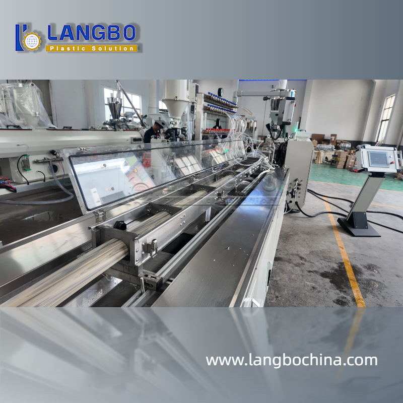 PVC Wall Panel Extrusion Line with Profile Geometry Accuracy Control, 22KW Motor Power, and Water Cooling System for Commercial Interior Decoration