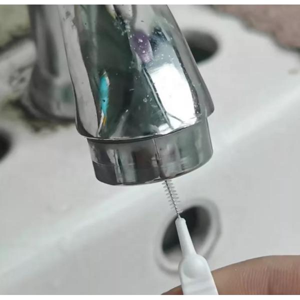 Щетка пластиковой ручки телефона отверстия выхода душа посуды мини очищая