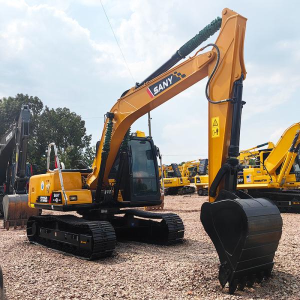 Secondhand Used Sany Excavator Backhoe Crawler Machine 13Ton Sany Sy135 Sy135C