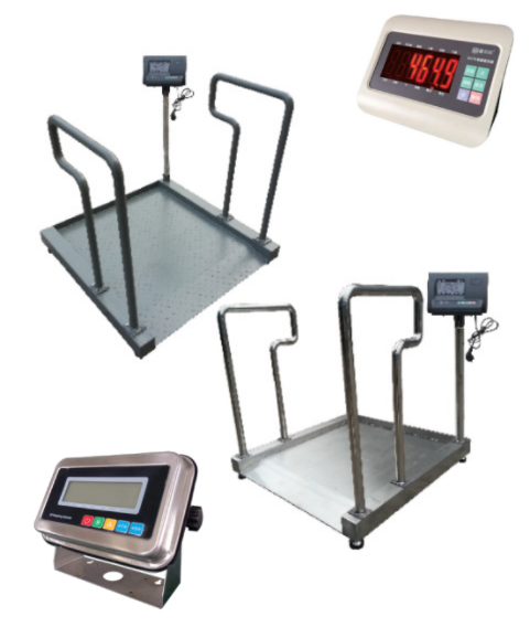 Stainless Steel Industrial Floor Scale 3000Lb/1500Kg High Capacity