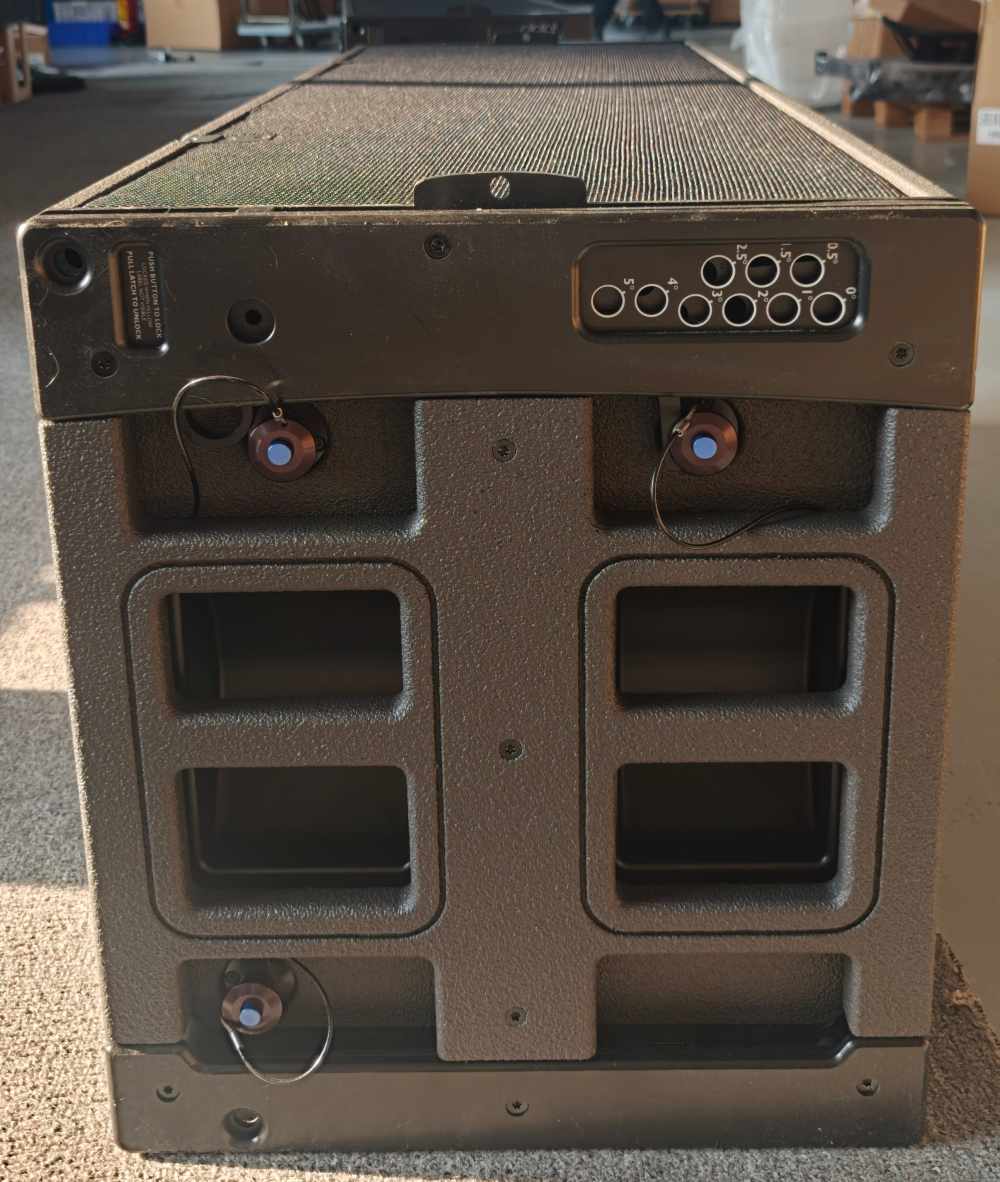 flyable 2x15 bass bin 1200w neodymium woofer speaker