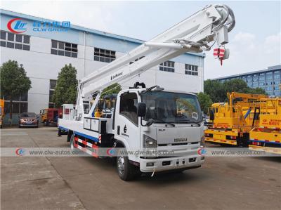 98hp ISUZU 22 mede o caminhão aéreo da cubeta com gaiola hidráulica