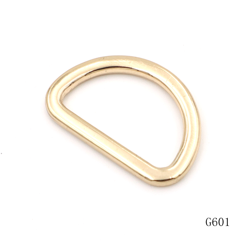25mm Metal D Ring Shiny Flat D Ring Corrosion Resistant For Bag Making
