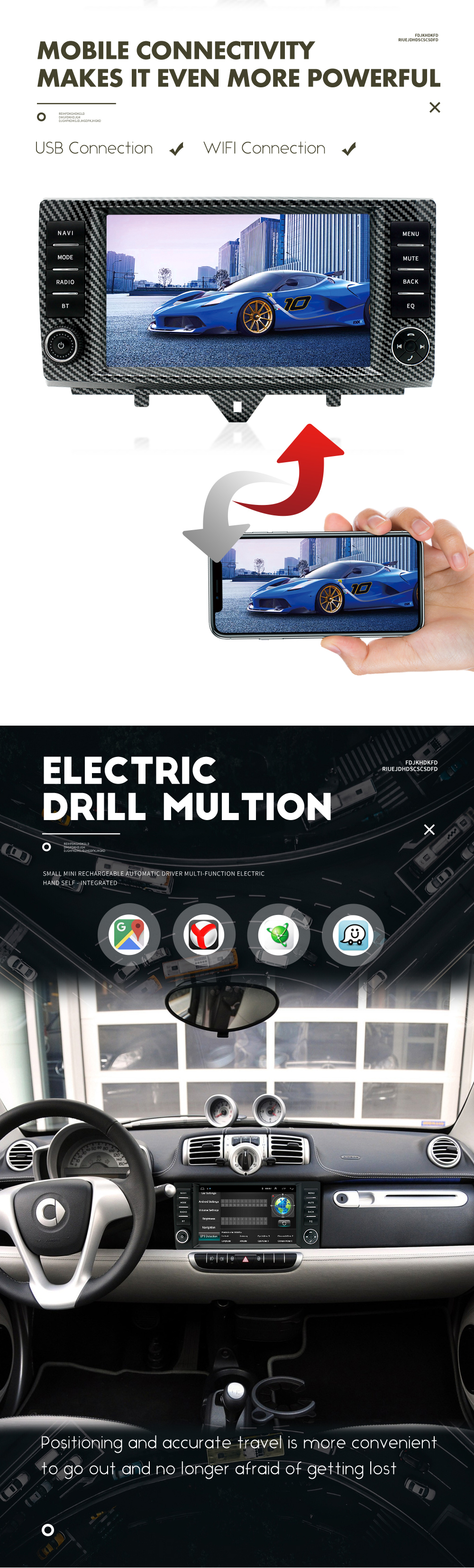 Автомобиль Android Стерео Android 13 Автомобильное радио для Benz Smart 2011-2014 Авто мультимедийный проигрыватель CarPlay 9-дюймовый экран
