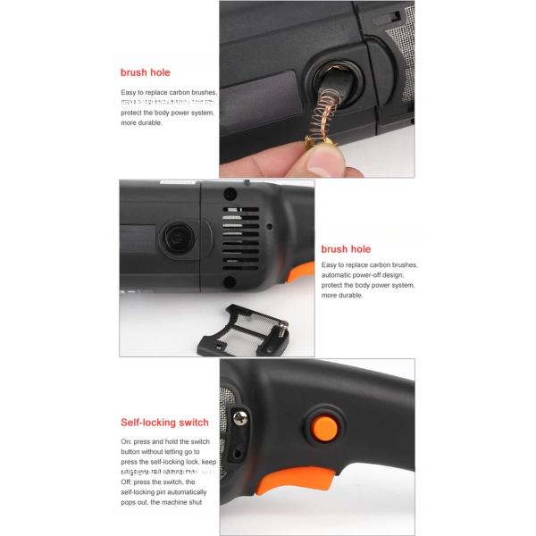 Car Maintenance 1200W High Power 7 Inch Rotary Polishing Machine for Smooth Polishing