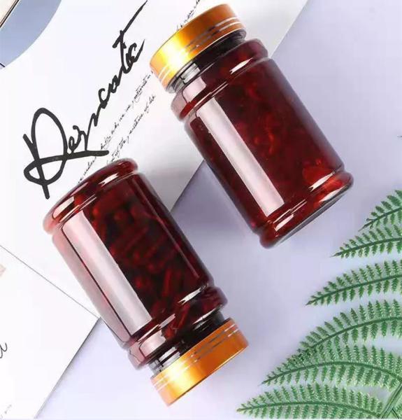Screw Cap Empty Medicine Bottles 150cc 200cc Clear Pill Bottles
