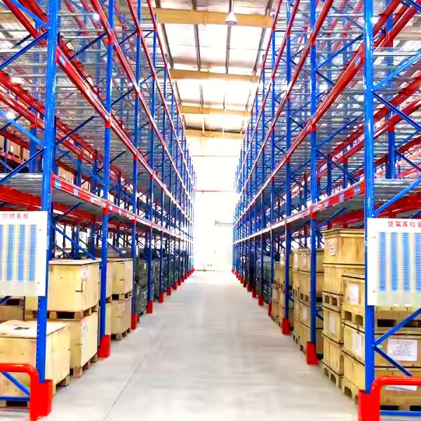 BLUE&Orange Metal Pallet Racking Steel Warehouse Pallet Rack 4000kg Capacity Storage