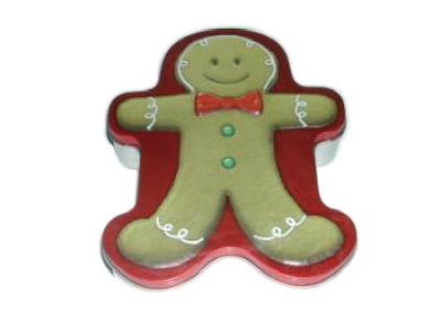 Ecofriendly Gingerbread Man Box For Gift Packaging 180*144*35hmm