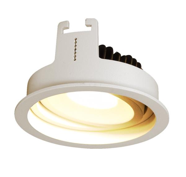 Adjustable Beam Angle 7W Recessed Downlight CITIZEN COB CE / ROHS Dia.94 x H51mm