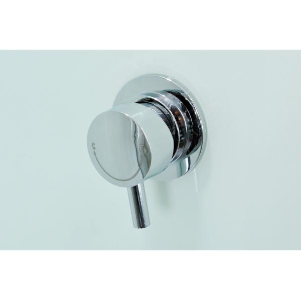 Залы пригодности стеклянная кабина ливня 800 x 800 с серебряной алюминиевой рамкой