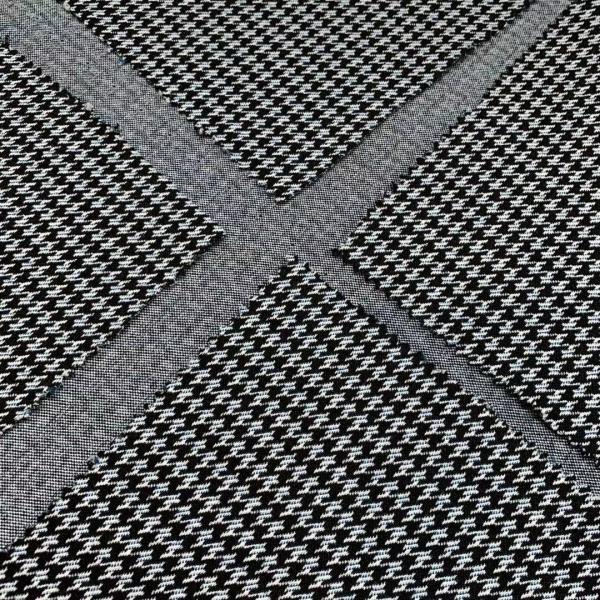 High Quality New Design Fancy 75Poly 22Rayon 3Span Knit Jacquard Fabric for Suits and Apparel and Clothes