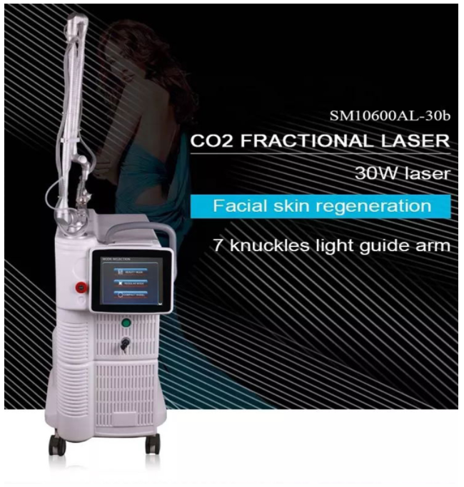 RF Tube C02 Fractional Laser Equipment For Skin Resurfacing Stretch Mark Removal