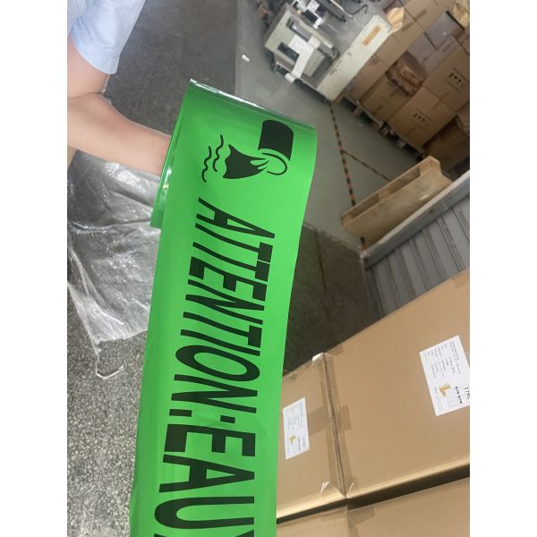 Custom Printed Logo Underground Detectable PE Waterproof  Warning Tape for Warning