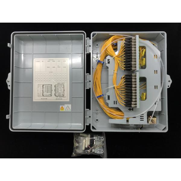 Ударопрочное пластиковое волокно - оптический тип осадки коробки распределения 1x24 устойчивые