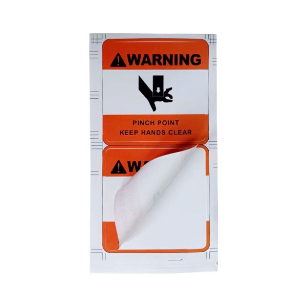 Label Vinyl Adhesive Stickers Safety Warning Danger Voltage Warning Keep Out