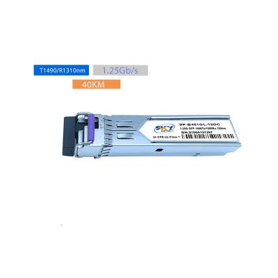 Transcepteur BIDI SFP en mode unique de 40 km pour des performances de réseau améliorées