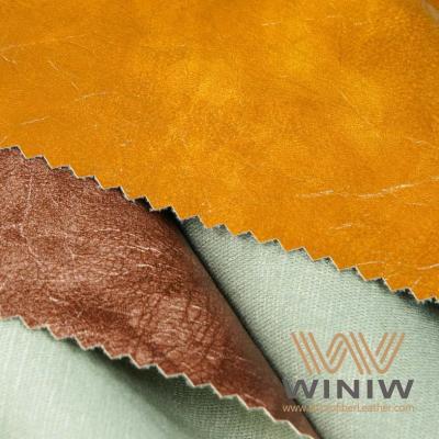 DMF Free Garment PU Leather Synthetic 0.5mm 0.6mm 0.7mm Thickness Waterproof