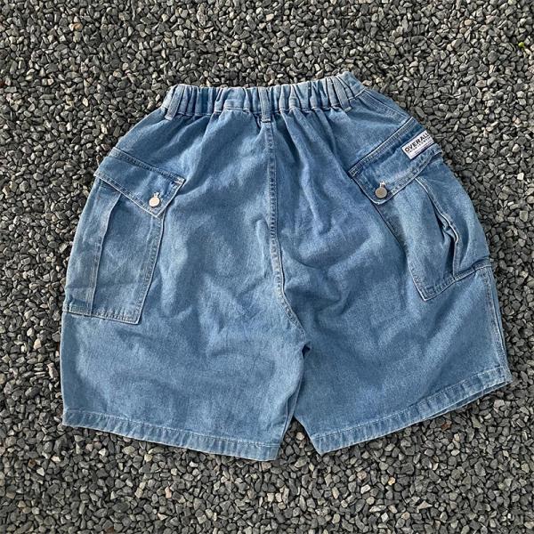 Custom Manufacture Mens Denim Shorts Designer Denim Cargo Shorts Baggy Distressed Oversized Short Jean Summer Shorts for Men