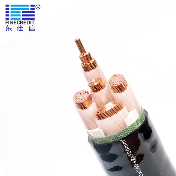 LSZH N2X2Y Electrical Wiring Projects Power Cable 10mm2 Cable Class 2 Low Smoke Halogen Free DJX cable with Steel or Aluminum Armoured protection