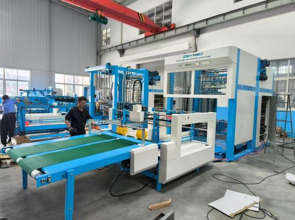 Automatic Paper Flip Flop Stacking with Auto Stacker Machine for Corrugated Cardboard Production With Flute Laminator