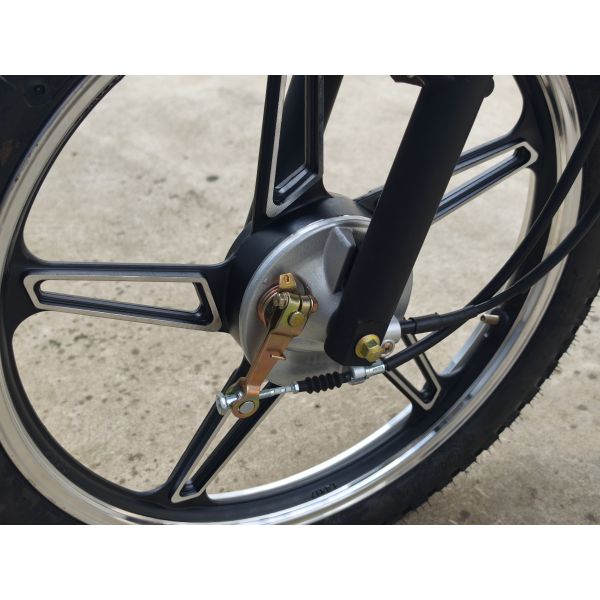 Electric Kick Start Engine Chopper Motorbike 110CC With Painted Bumper Muffler Street Legal Motorcycle Supplier
